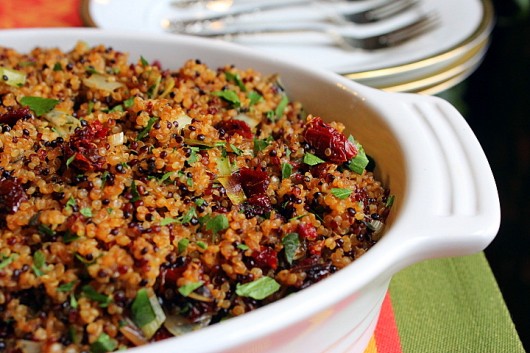 Gluten Free Stuffing Recipe with Qunioa