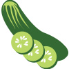 cucumber top hydrating food