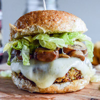 high protein veggie burger