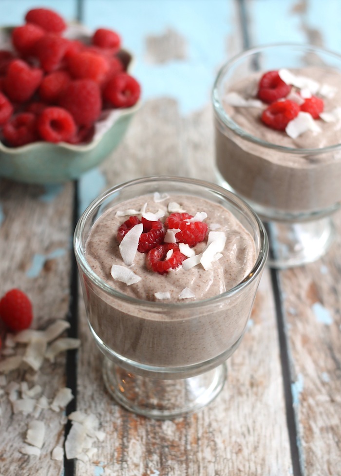 Creamy Raspberry Chia Pudding