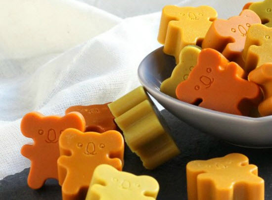 teddy bear shaped gummy snacks