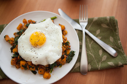 Sweet Potato and Kale Hash