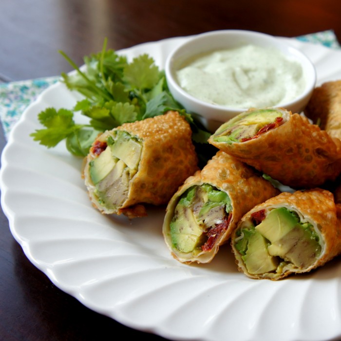 avocado egg rolls recipe