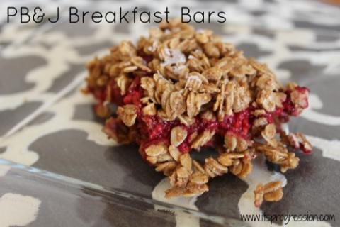 PB & J Breakfast Bars