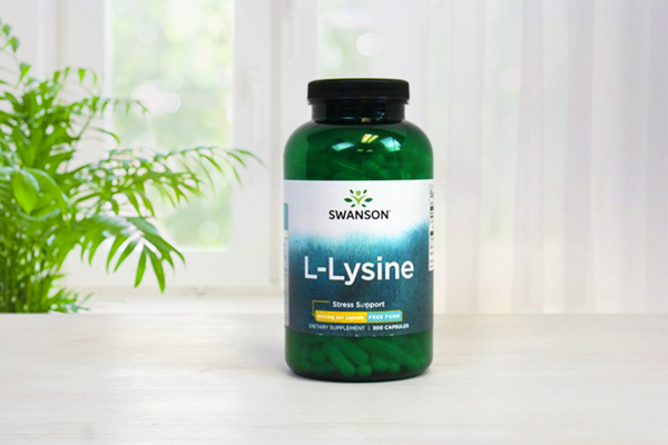 image of a Swanson  L-Lysine bottle